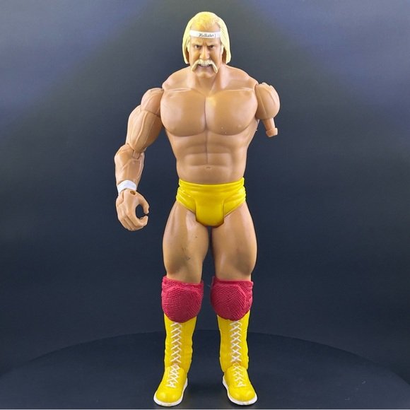 Jakks WWE Classic Superstars 8 Hulk Hogan Wrestling Figure 2005 MISSING LEFT ARM - Picture 6 of 9